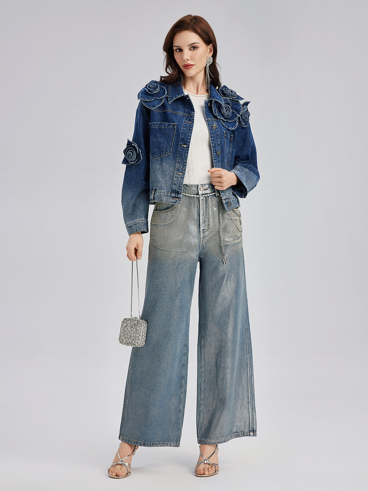 Contemporary clothing piece with clean lines and smooth fabric