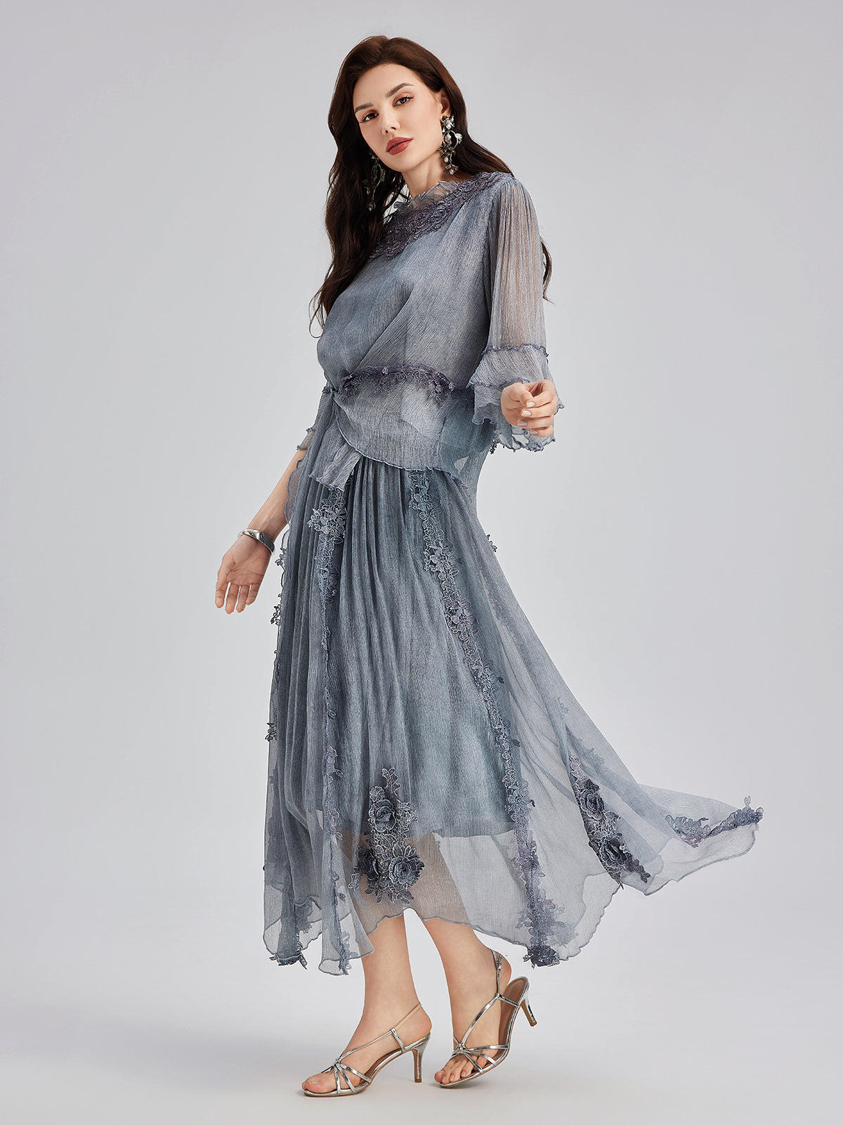 Contemporary garment with structured silhouette and clean finish