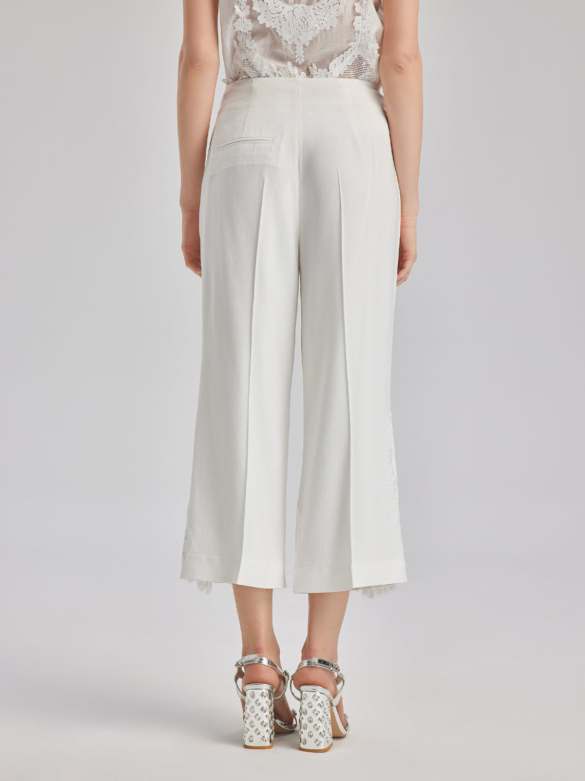 Final Sale | Luxe Elegant Embroidered Long Pants