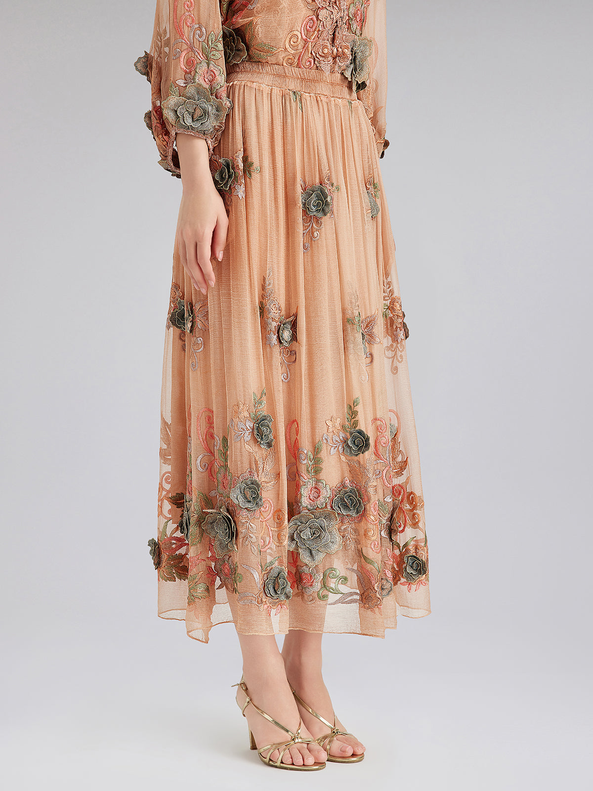 Luxury designer outfit with elegant style
