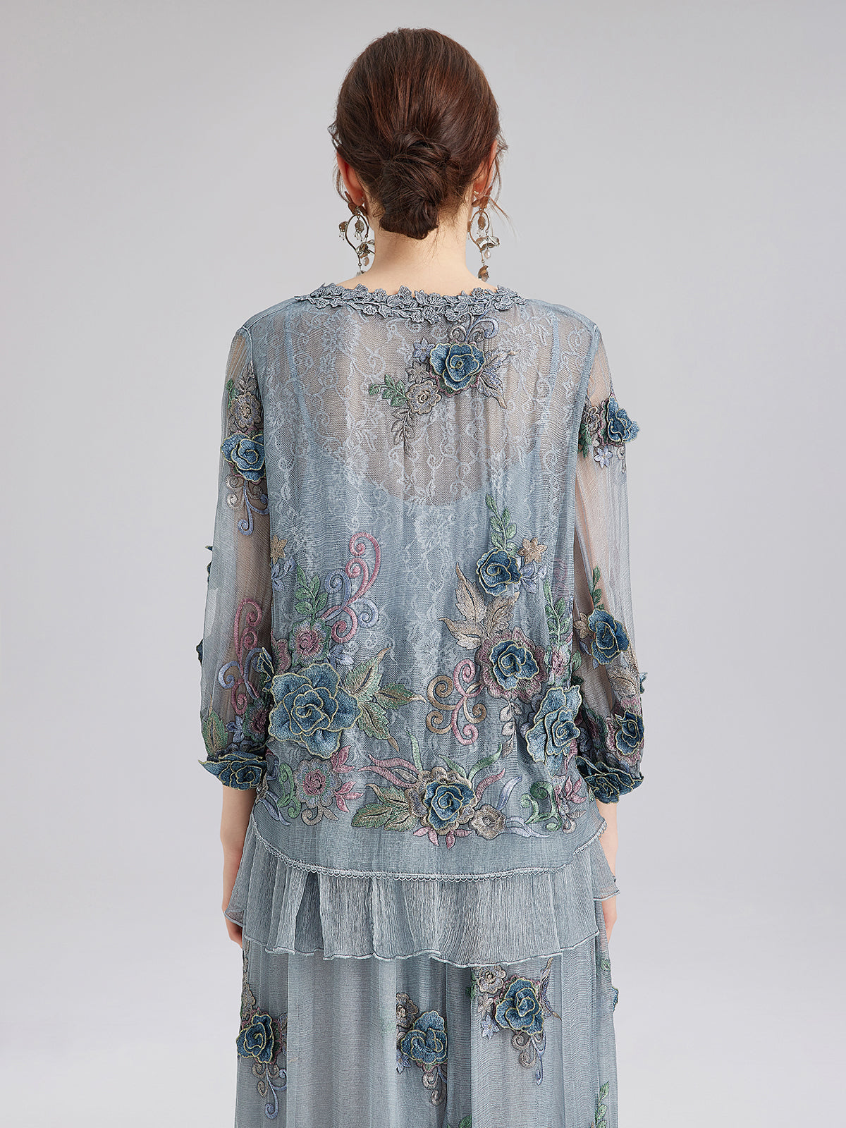Contemporary garment with relaxed fit and smooth finish