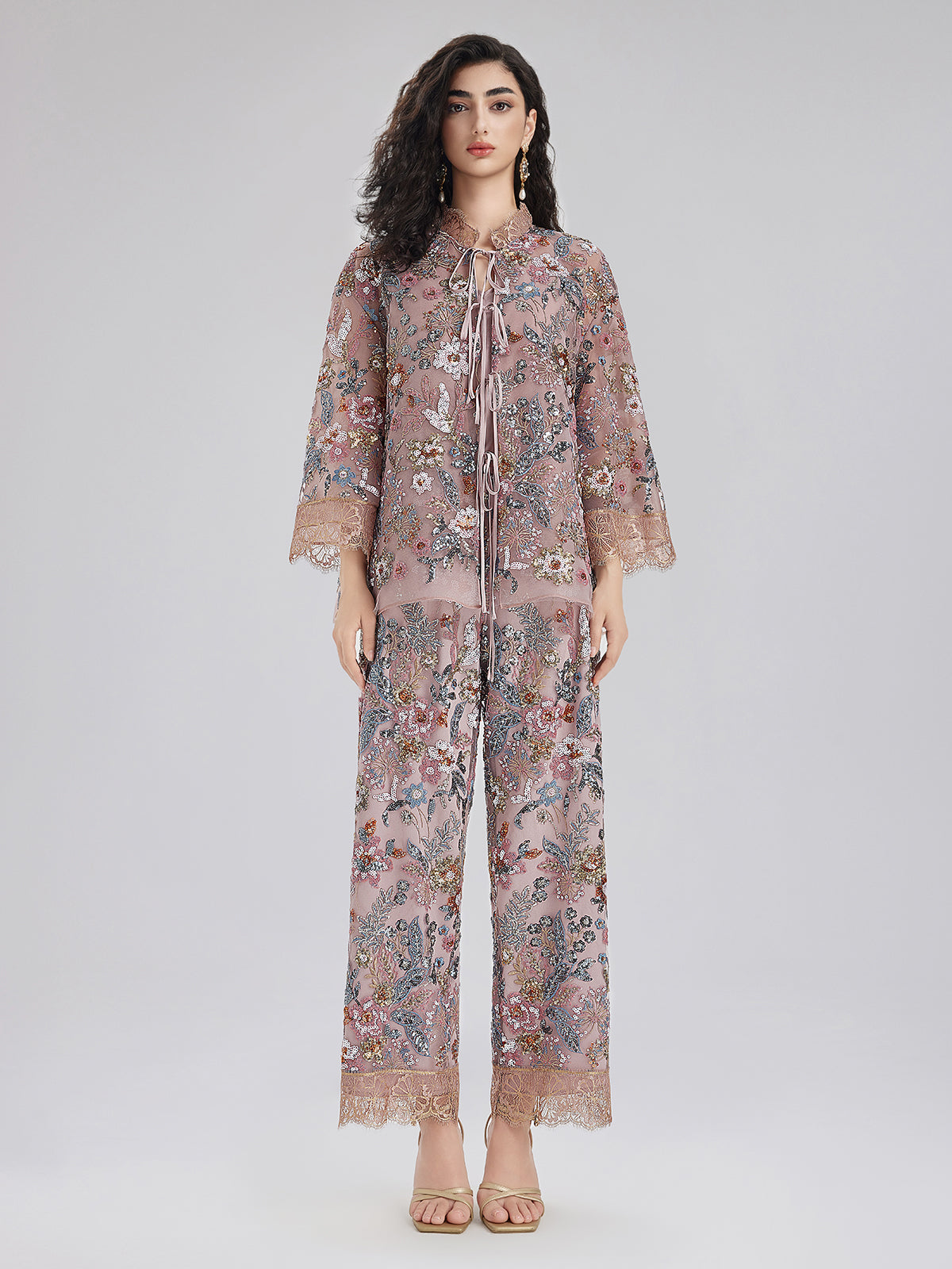 Modern wardrobe item with smooth fabric and balanced shape