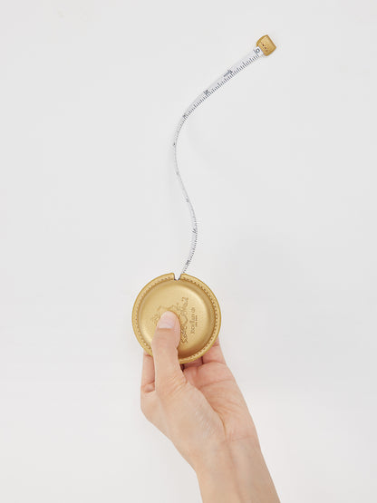 【FREE GIFT】Vintage-Style Gold-Tone Tape Measure