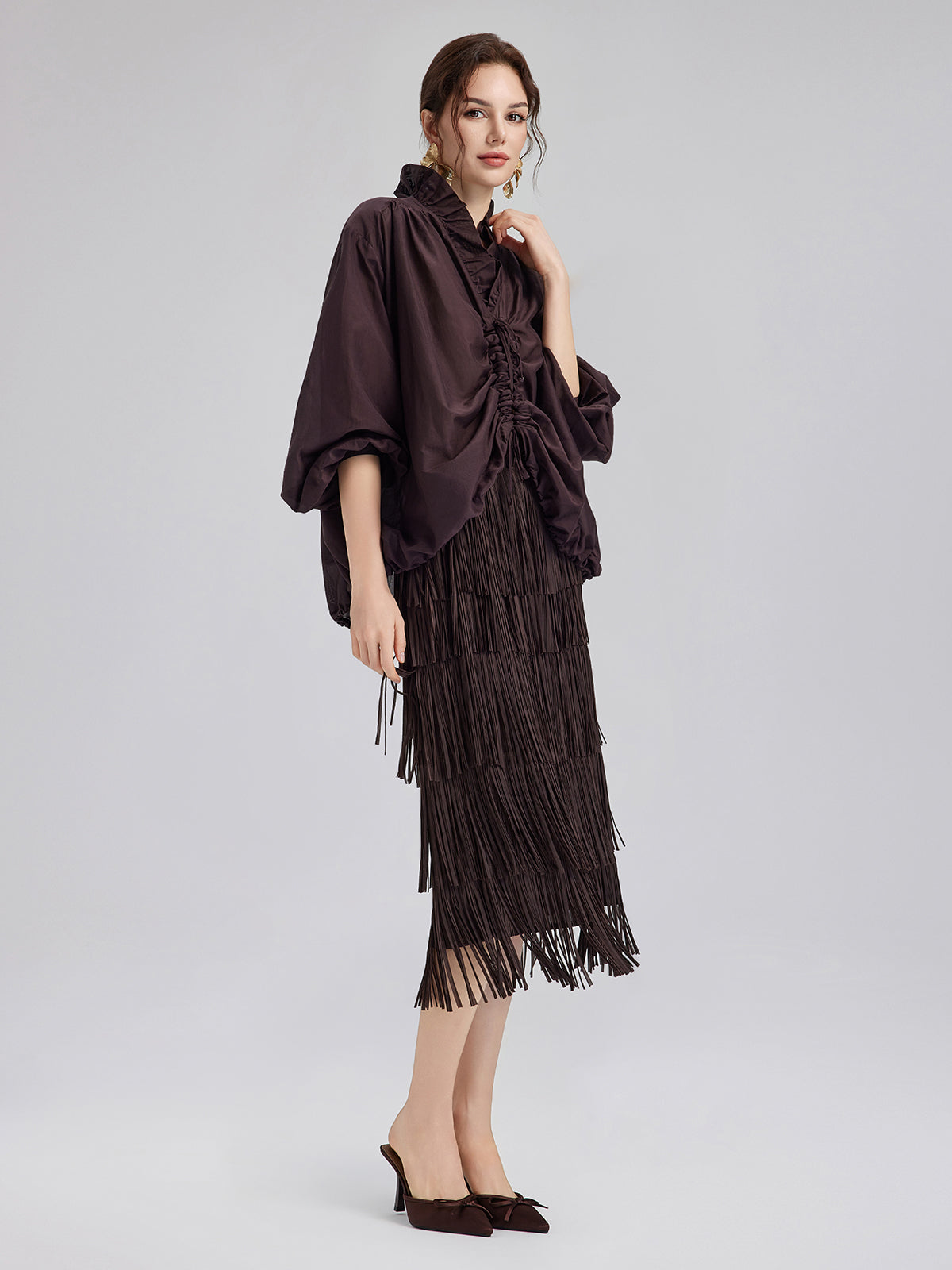 Western Knight Fringe Skirt