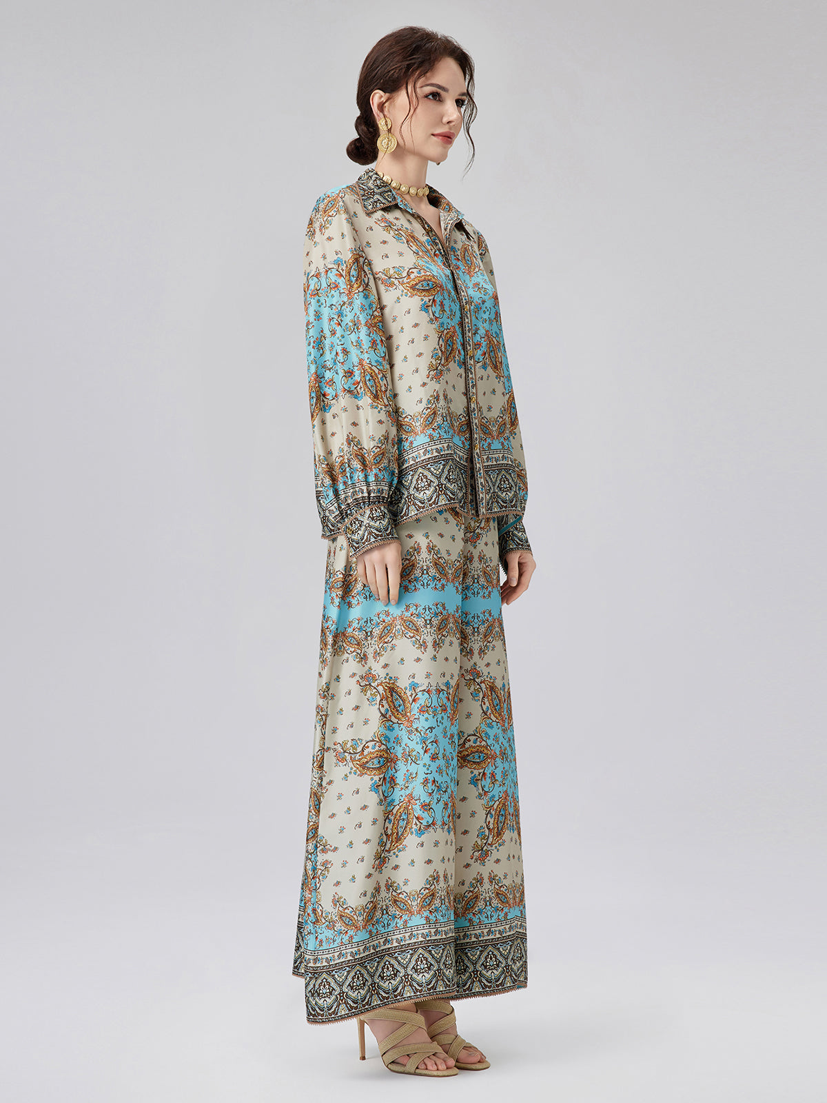 Final Sale | Silk Baroque Court Print Set