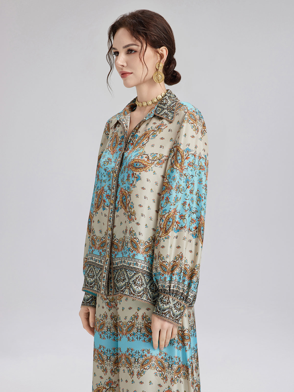 Final Sale | Silk Baroque Court Print Set