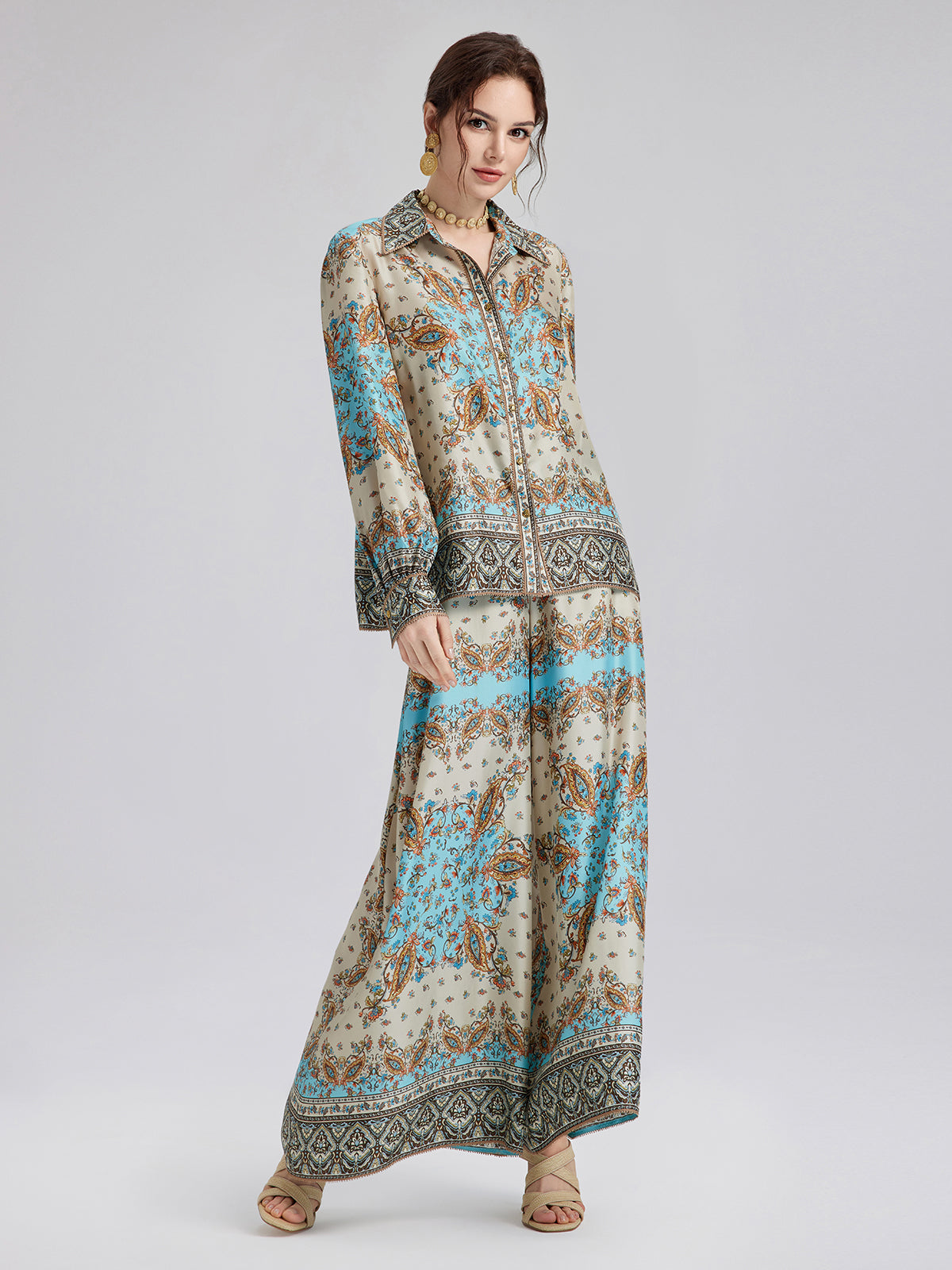 Final Sale | Silk Baroque Court Print Set