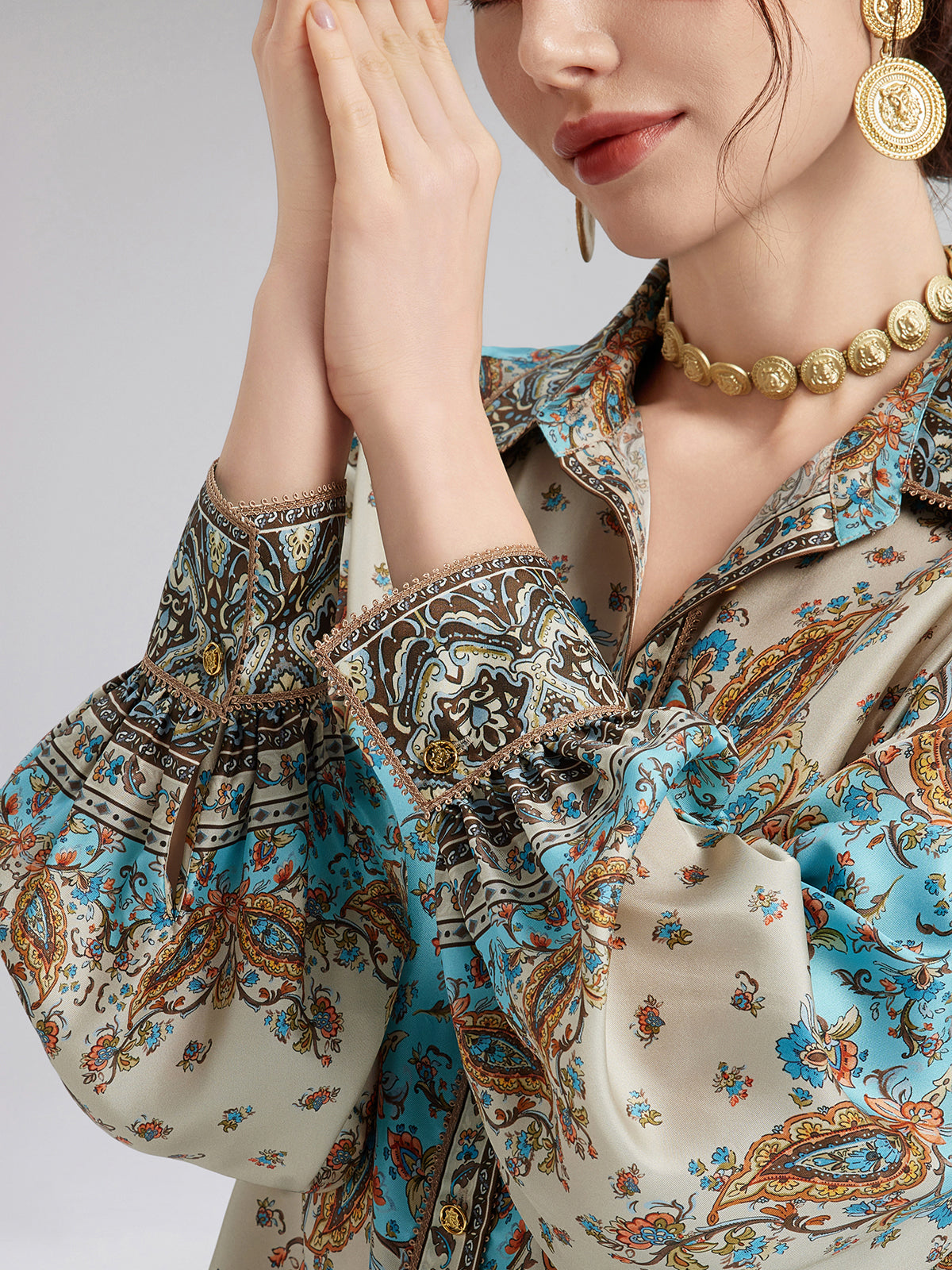 Final Sale | Silk Baroque Court Print Set