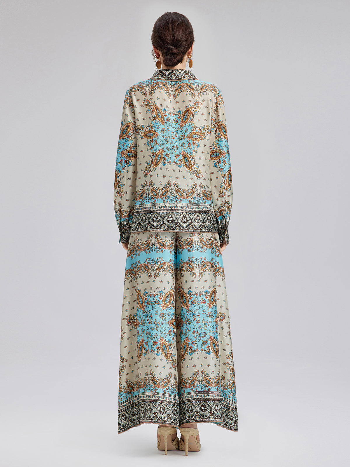 Final Sale | Silk Baroque Court Print Set