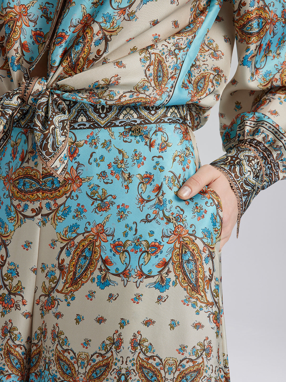 Final Sale | Silk Baroque Court Print Set