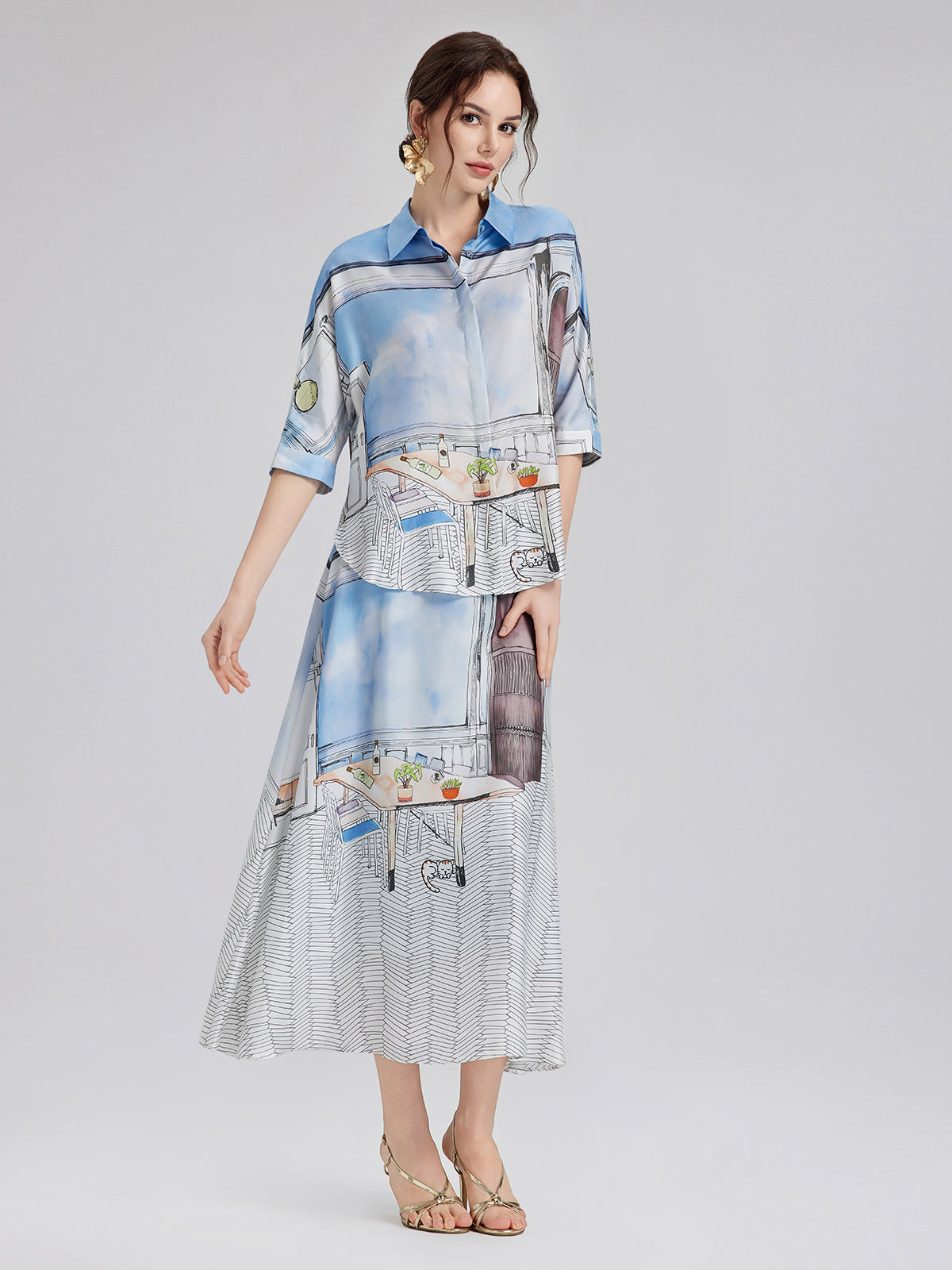 Casual apparel piece with comfortable fit and soft fabric
