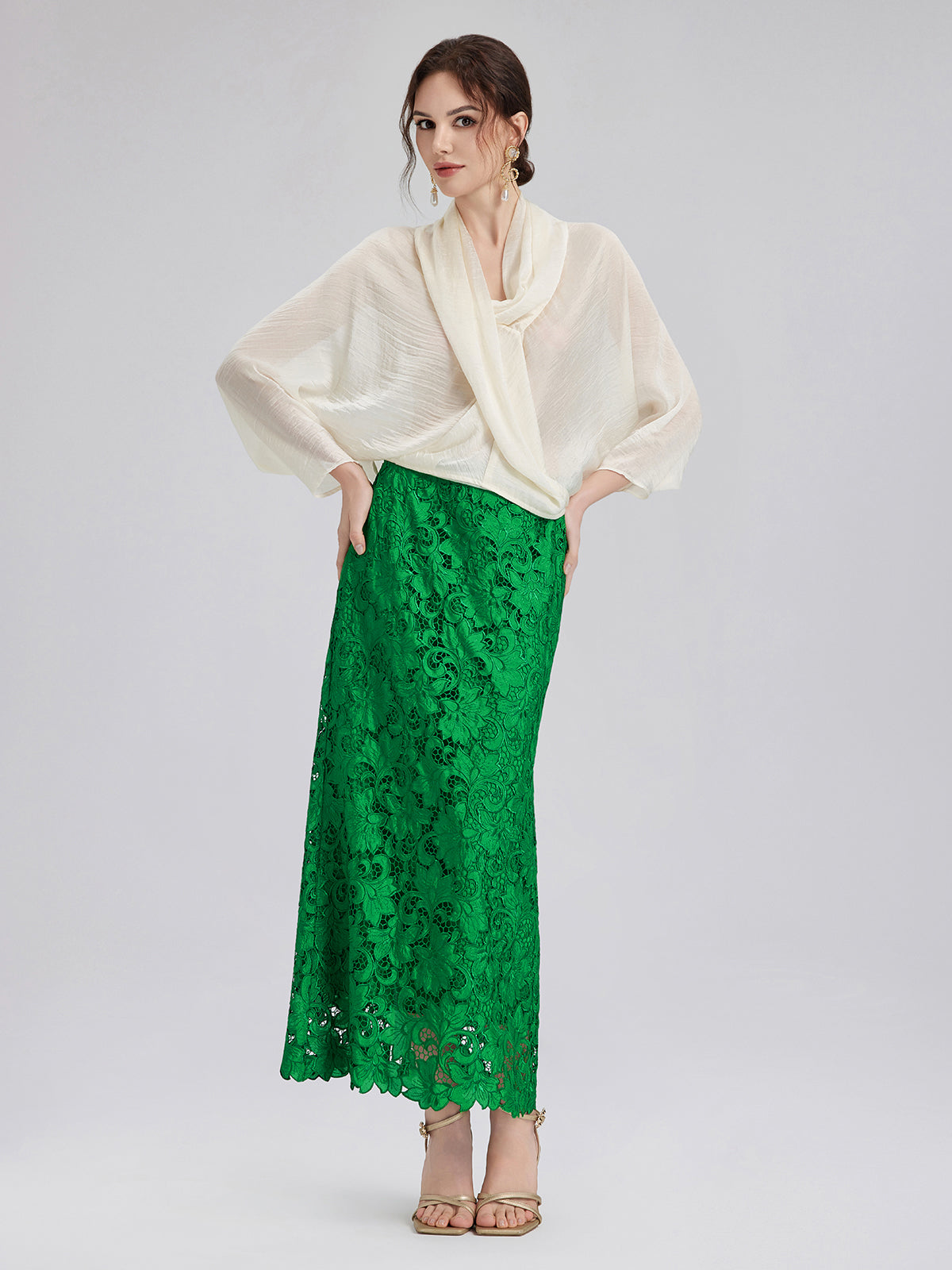 Contemporary clothing item with structured silhouette