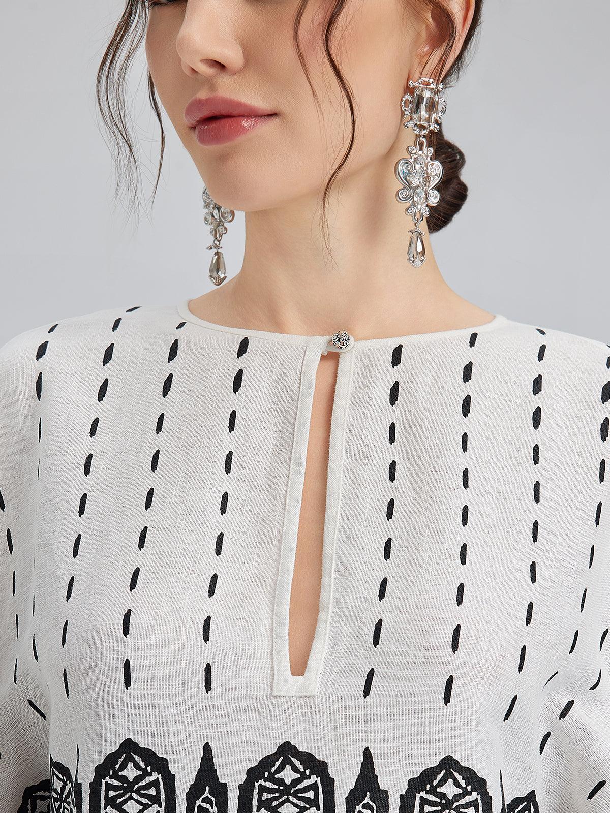 Vintage Crystal Drop Earrings