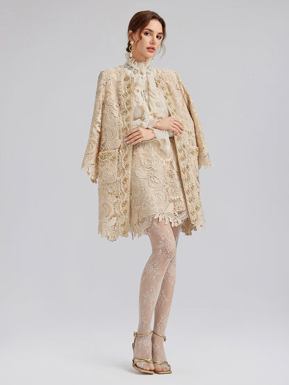 Lace Floral Sheer Leggings