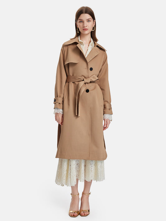 Classic Khaki Trench Coat