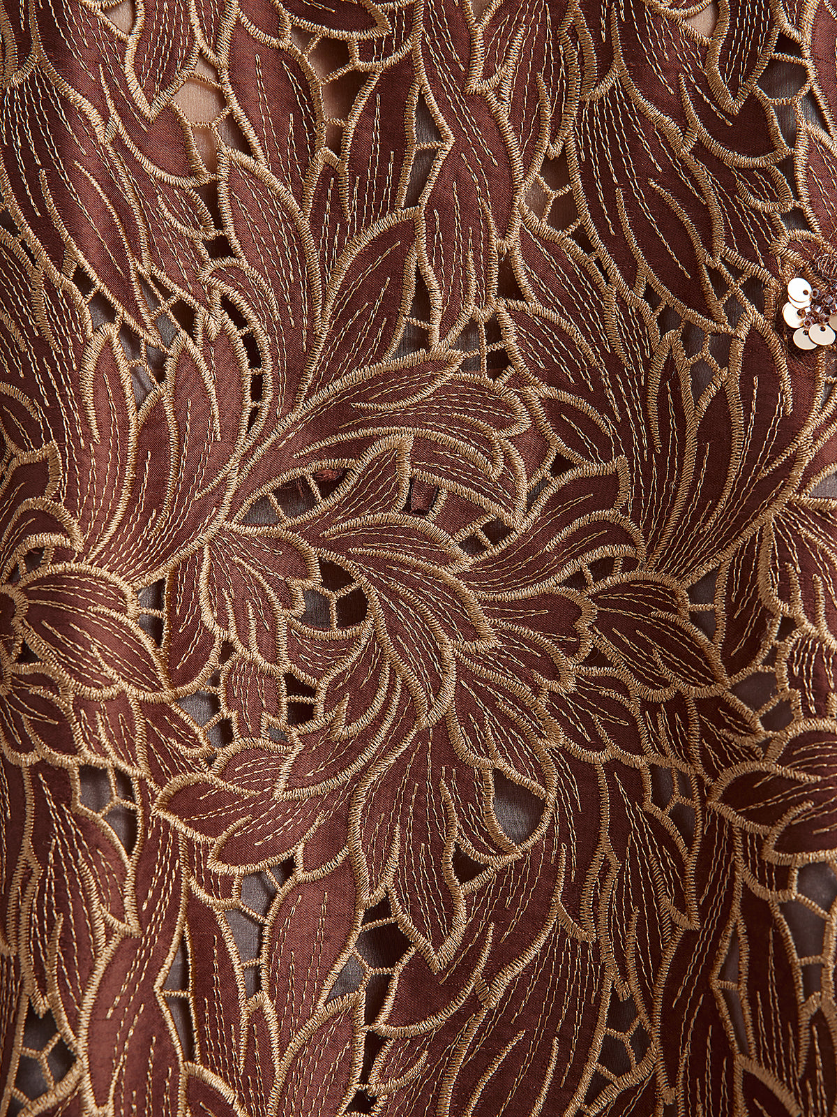 Water-Soluble Embroidery Beaded Appliqué Jacket