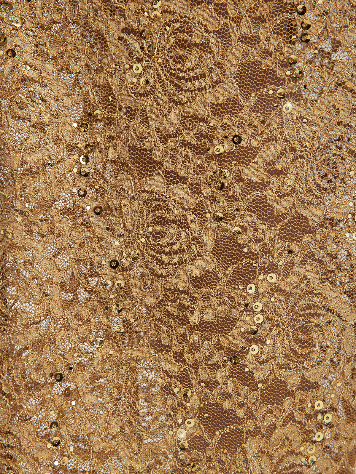 Lace Gold Gradient Sequin Handcrafted Chain Set