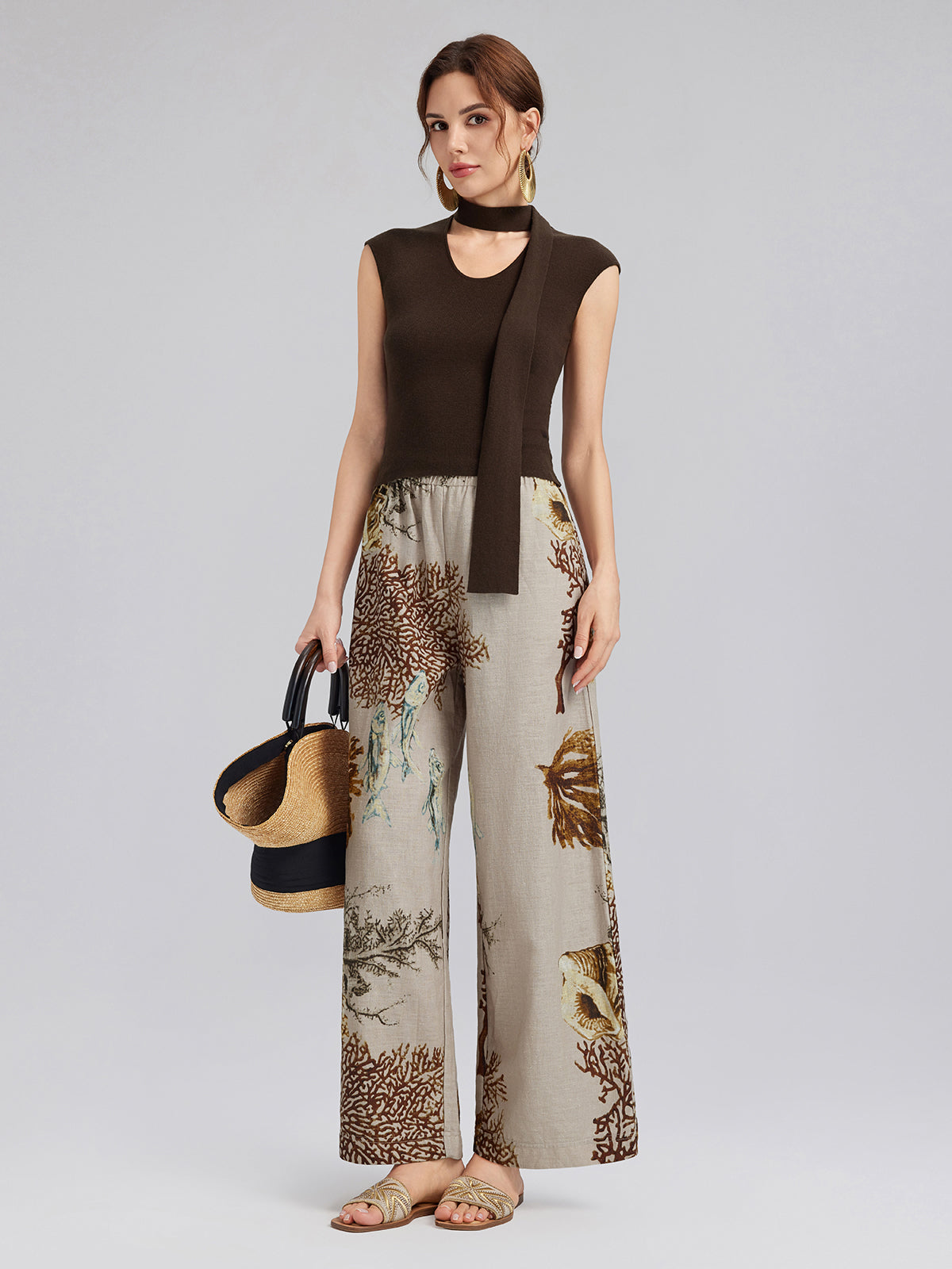 Artistic Ribbon Knit Top