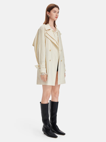 Lightweight Minimalist Trench Coat