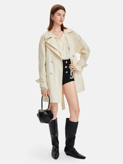 Lightweight Minimalist Trench Coat