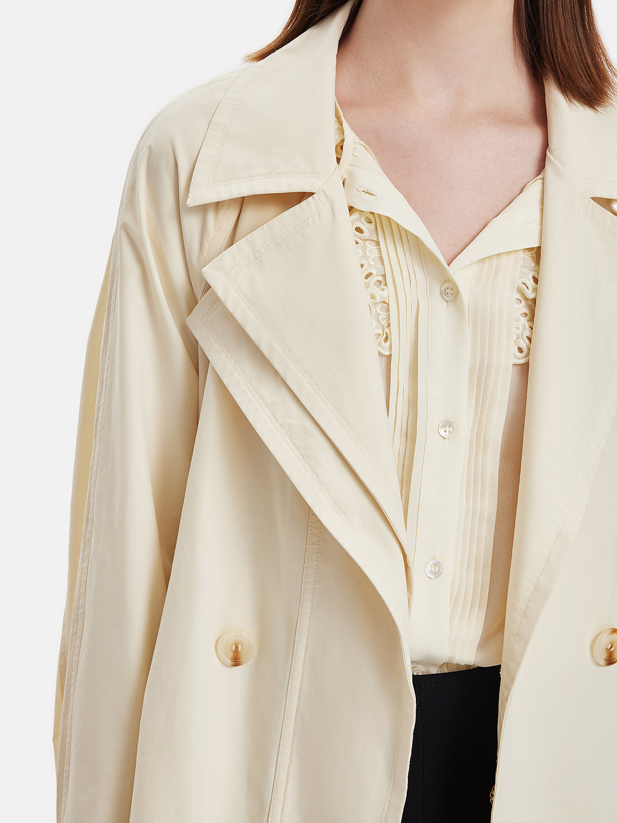 Lightweight Minimalist Trench Coat