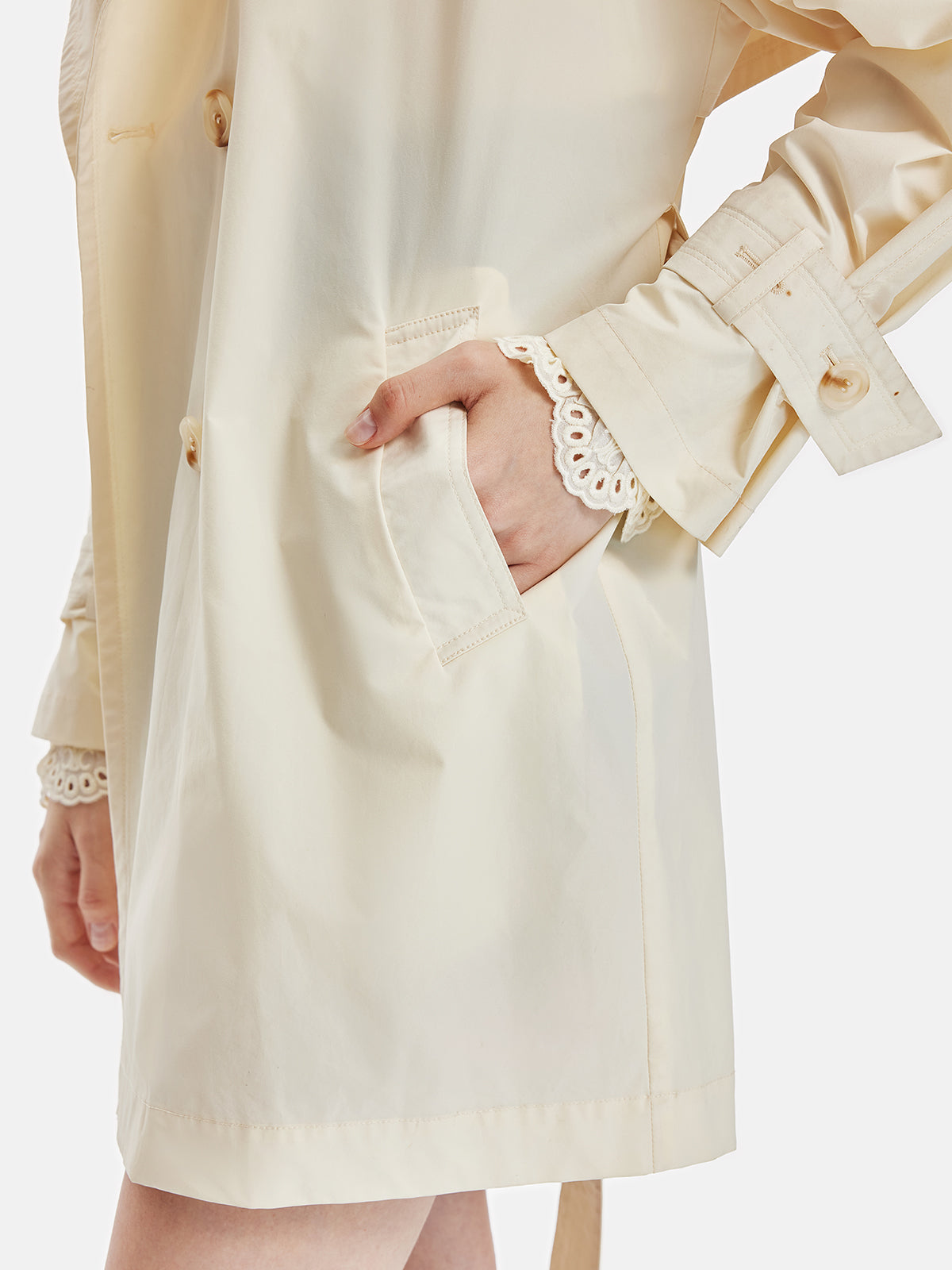 Lightweight Minimalist Trench Coat