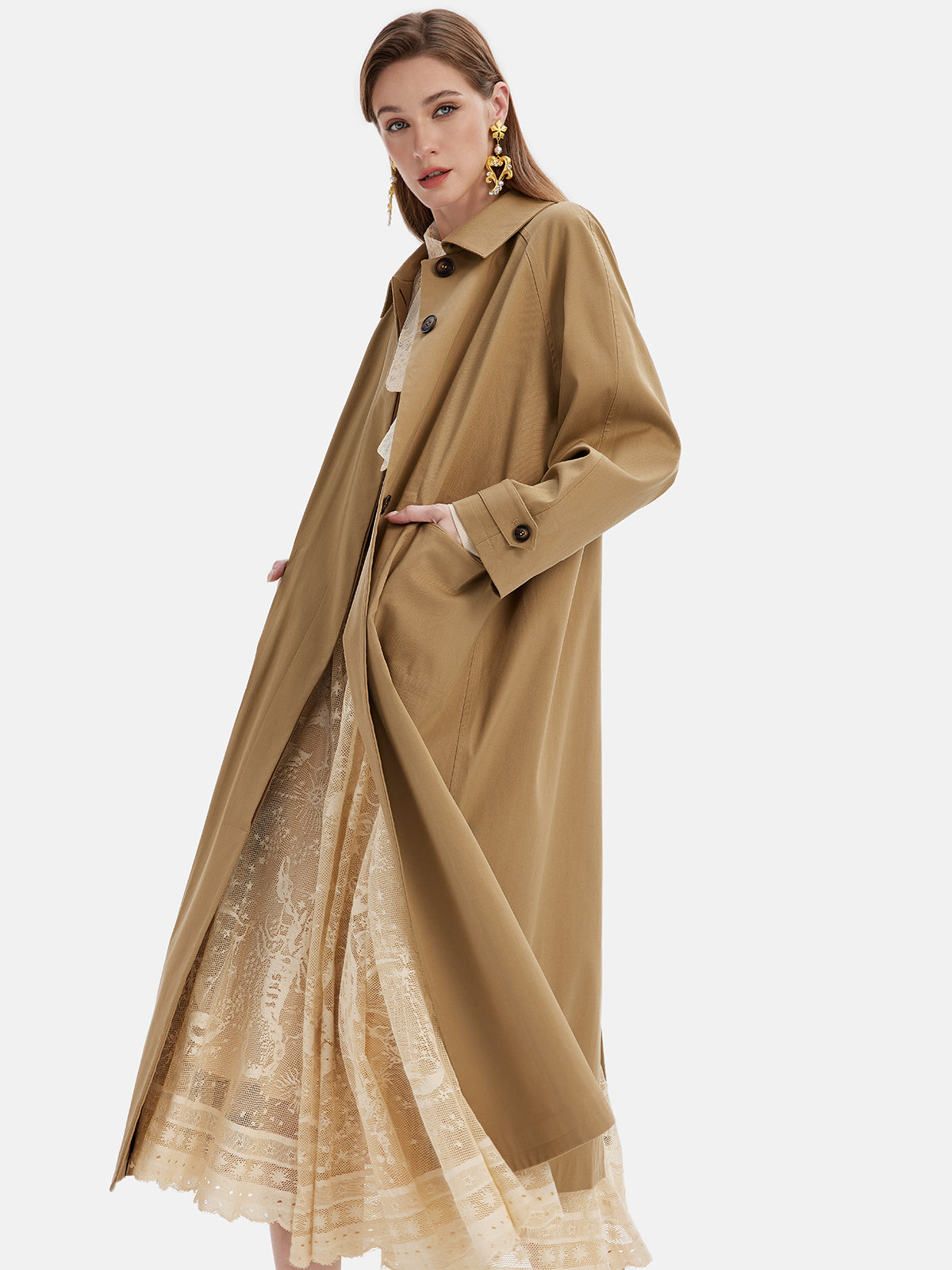 Custom Oversized Classic Trench Coat