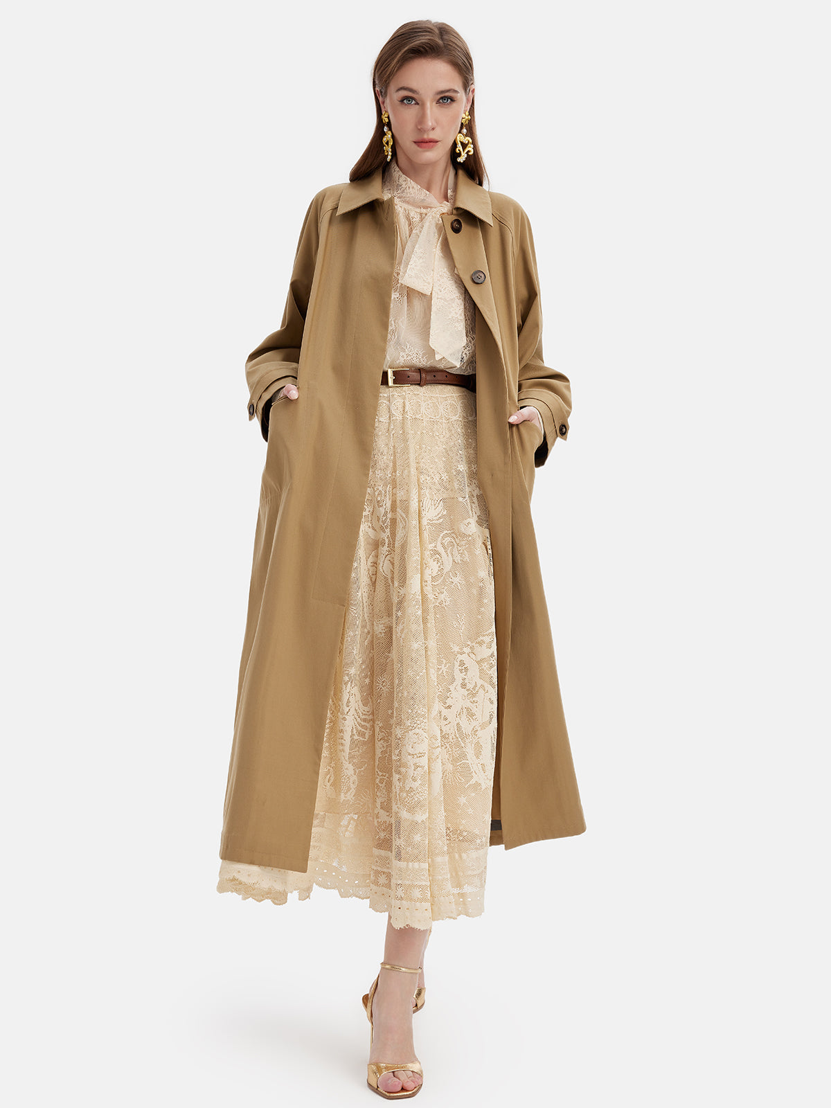 Custom Oversized Classic Trench Coat