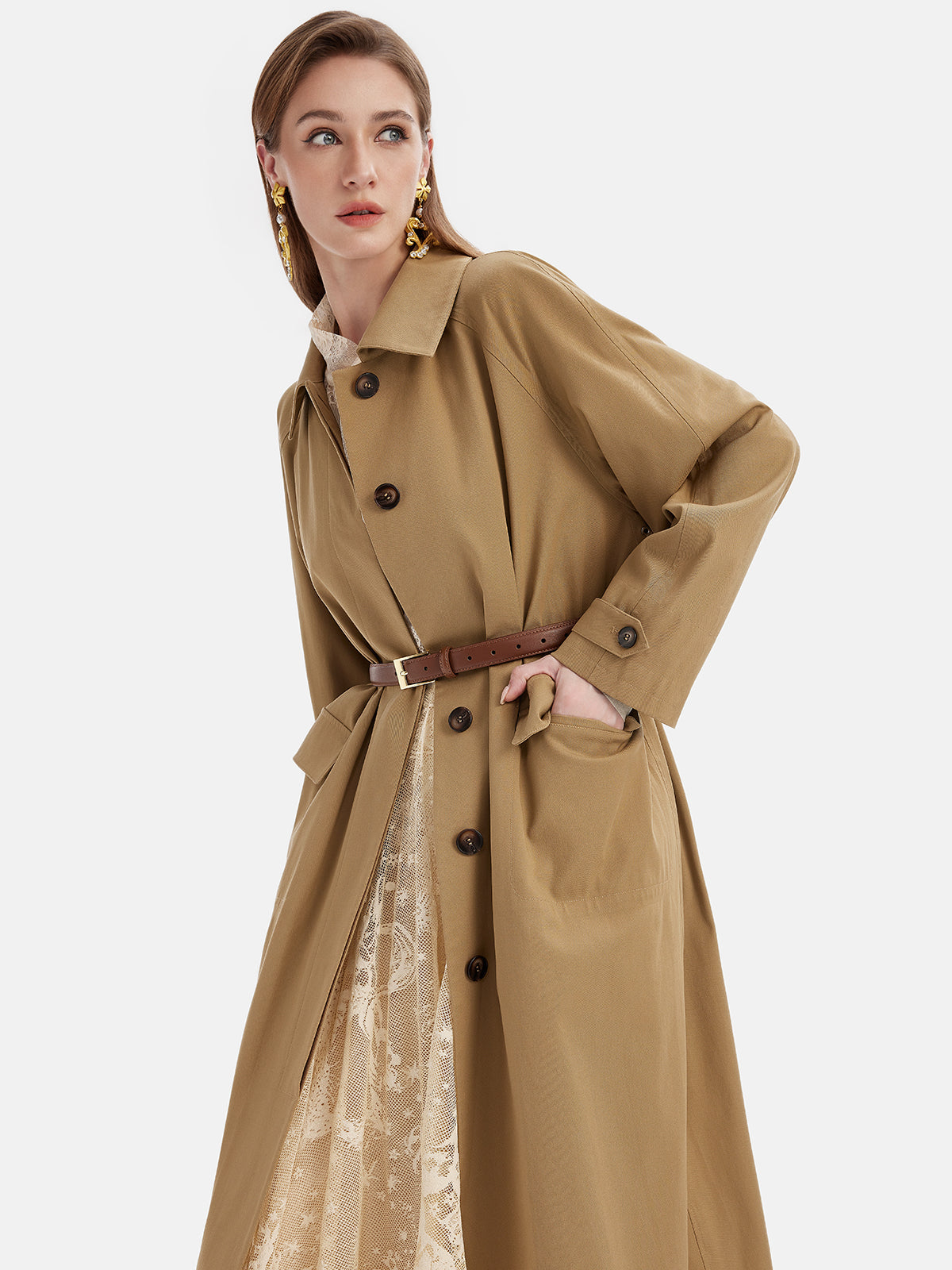 Custom Oversized Classic Trench Coat