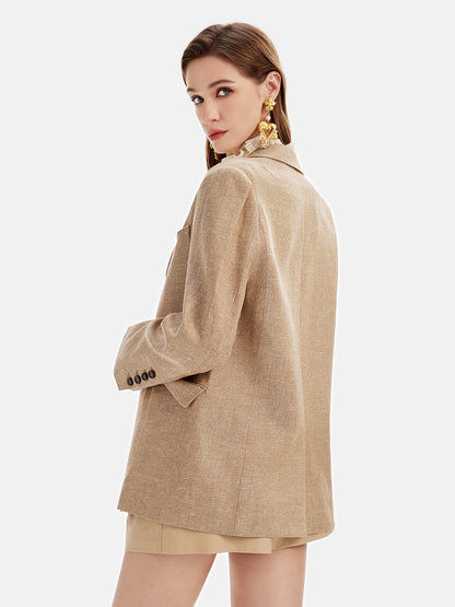 French Linen Oversized Coat