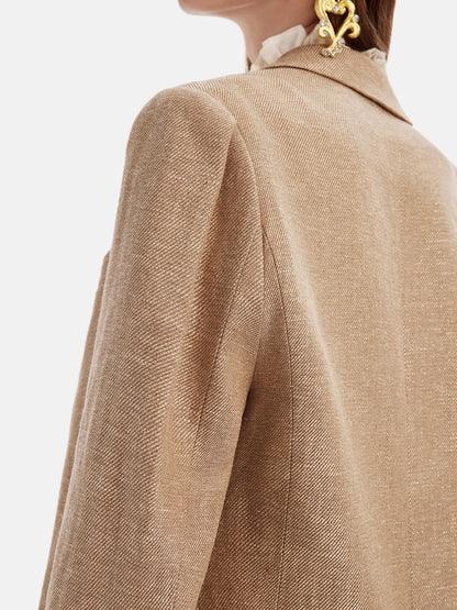 French Linen Oversized Coat