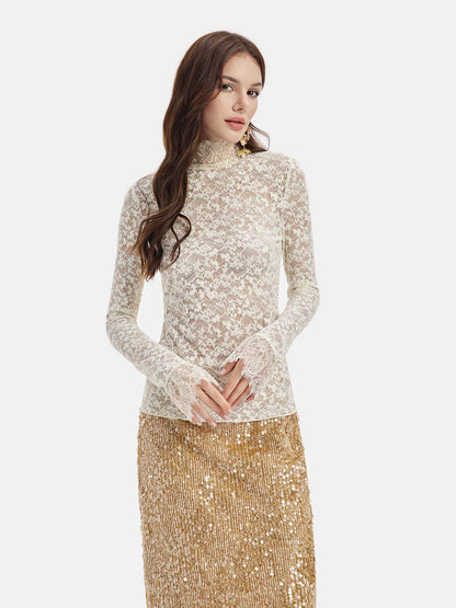 French Lace Pullover Top - Star Queen