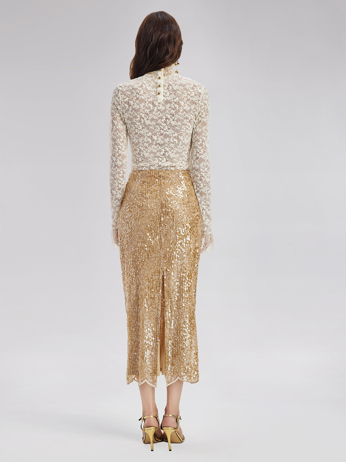 Modern clothing piece with refined cut and balanced shape