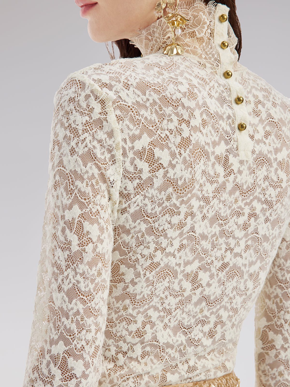 French Lace Pullover Top - Star Queen