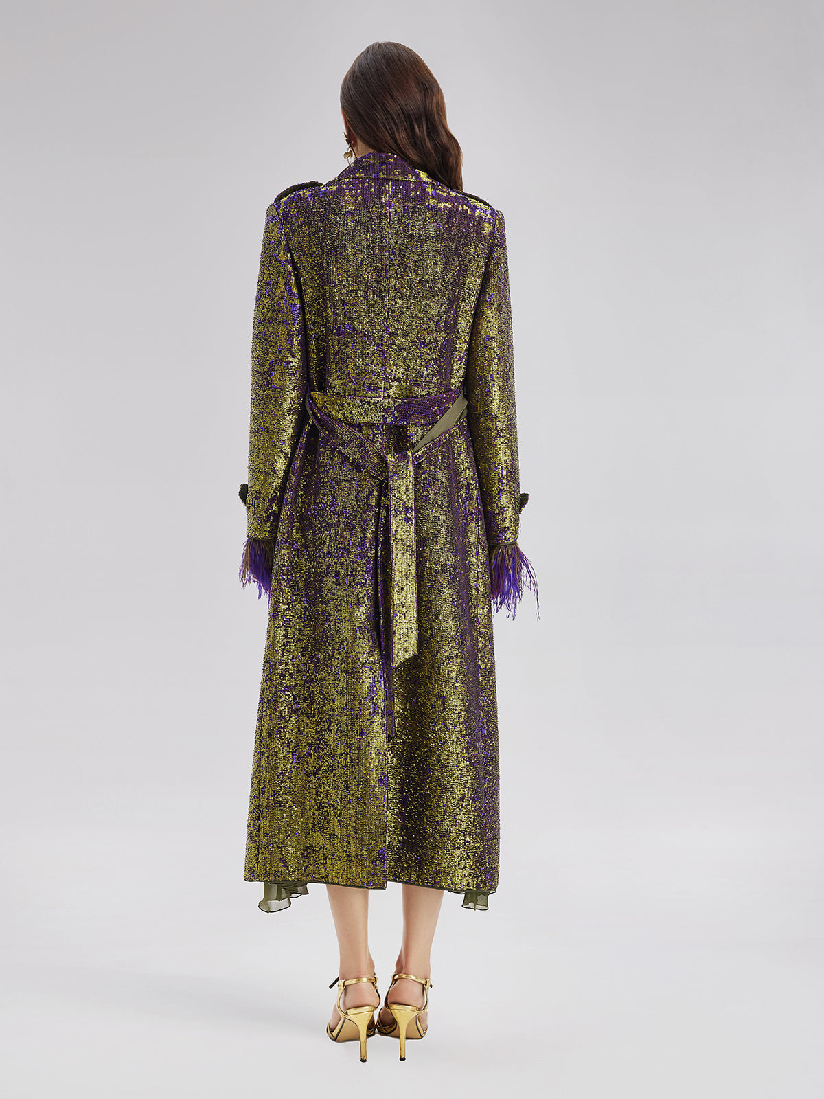 Contemporary garment with clean silhouette and smooth texture