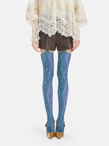 French Court Lace Tights