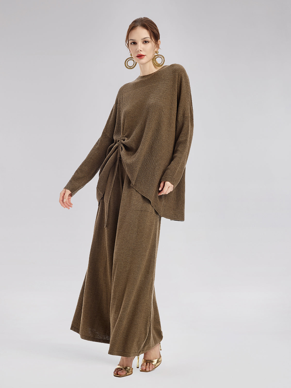 Elegant Cashmere Knit Set