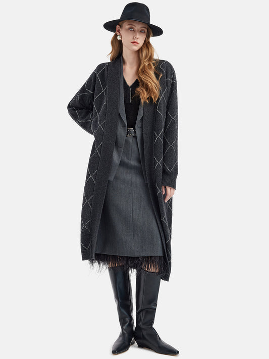 Luxurious Heavy Cashmere Long Coat