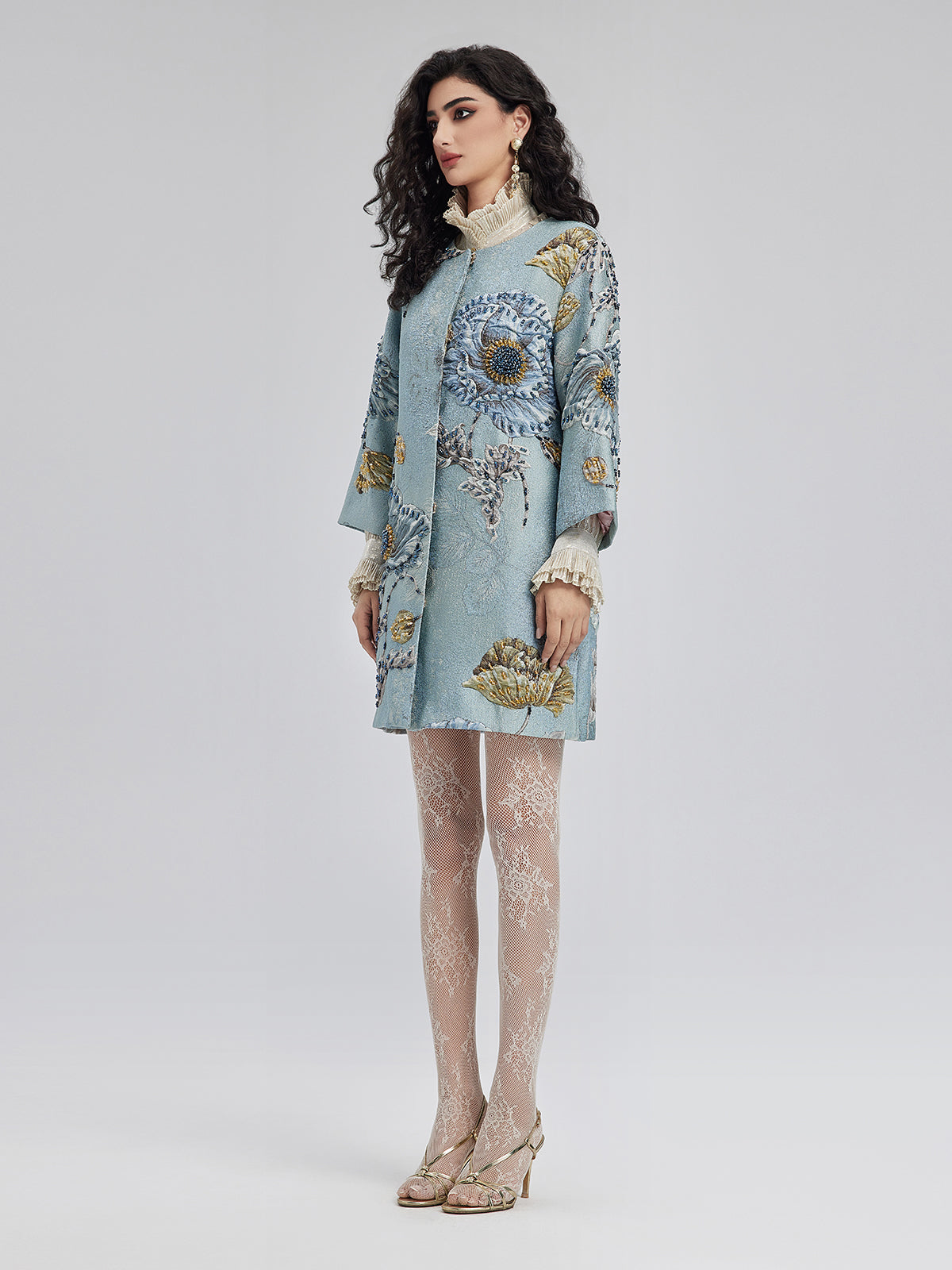Women's Luxurious Handcrafted 3D Floral Beaded Jacket – RICHRADIQS