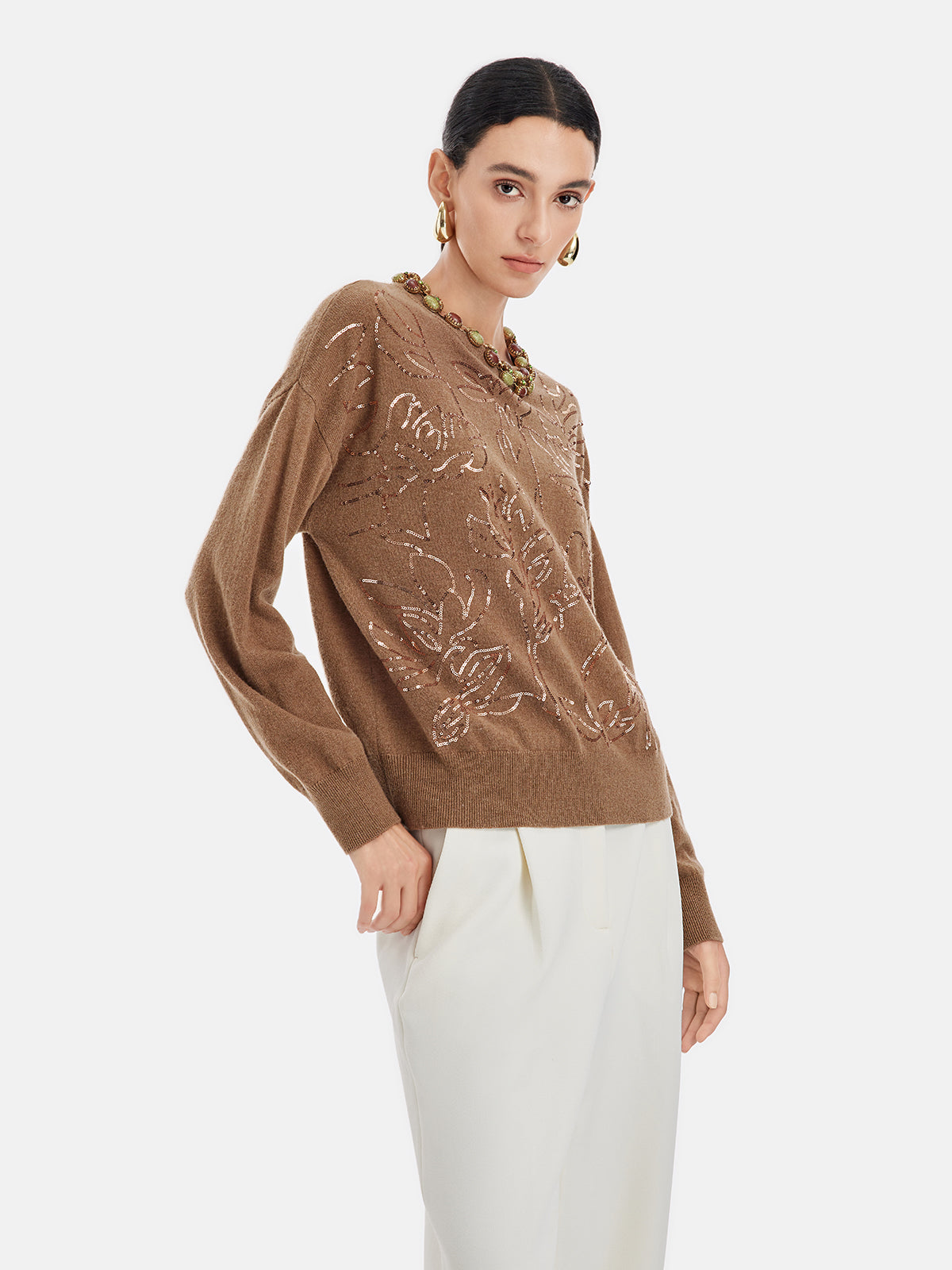 Heritage Chic Minimalist Cashmere Pullover