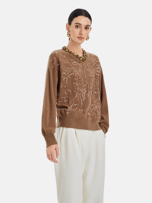 Heritage Chic Minimalist Cashmere Pullover