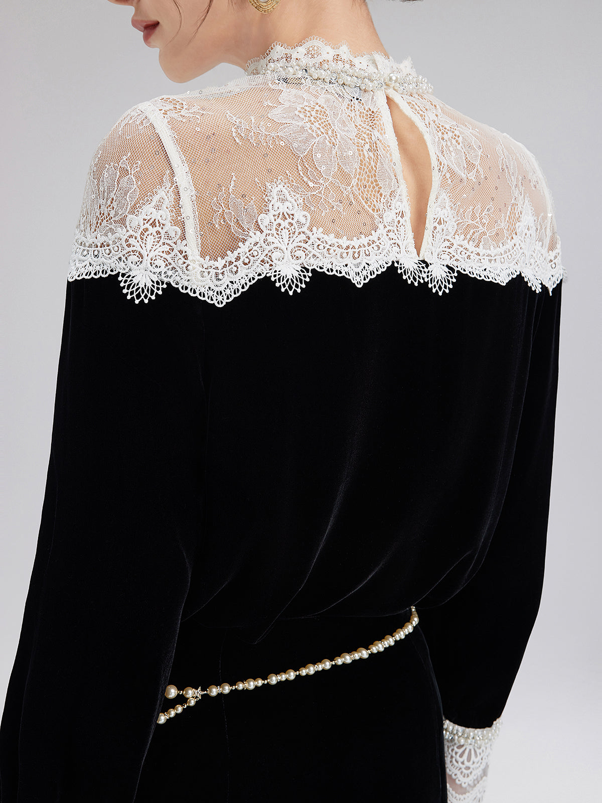 Lace Velvet Luxe Top