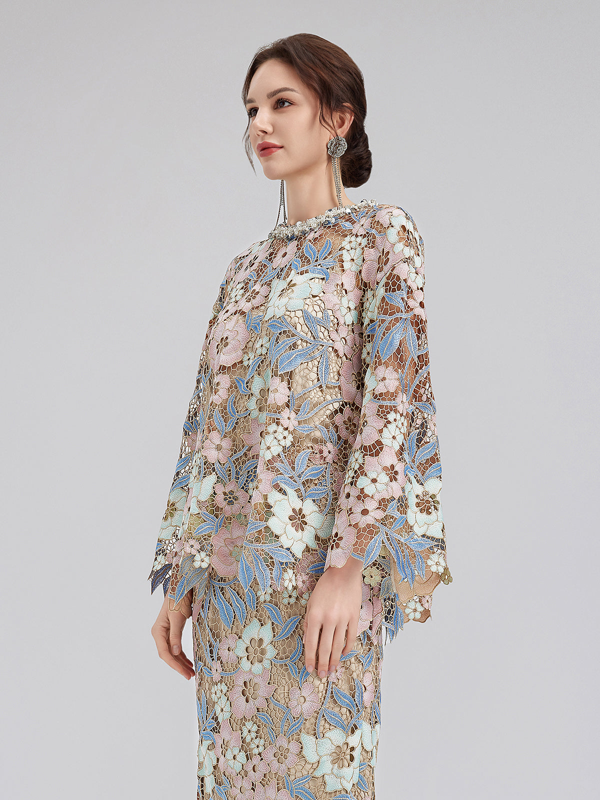 Modern apparel item with balanced proportions and soft fabric
