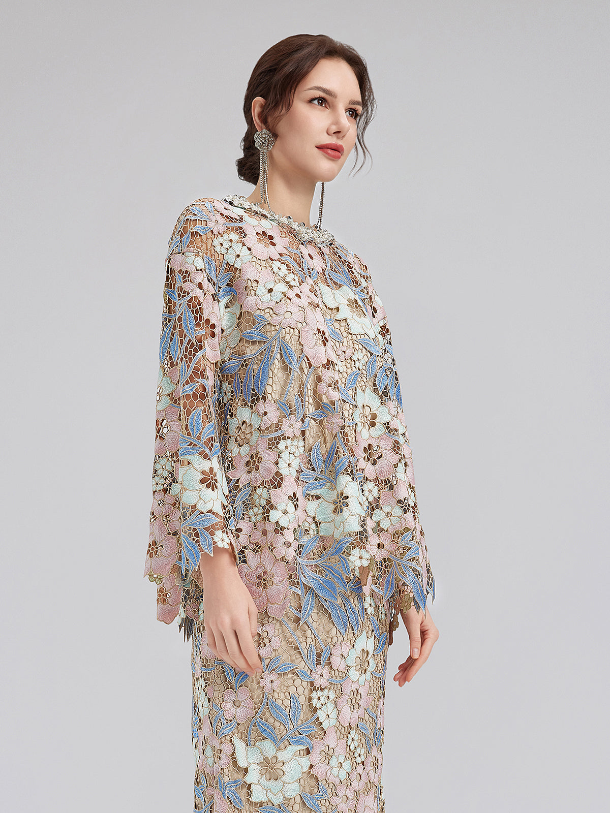 Contemporary clothing piece with soft drape and clean lines