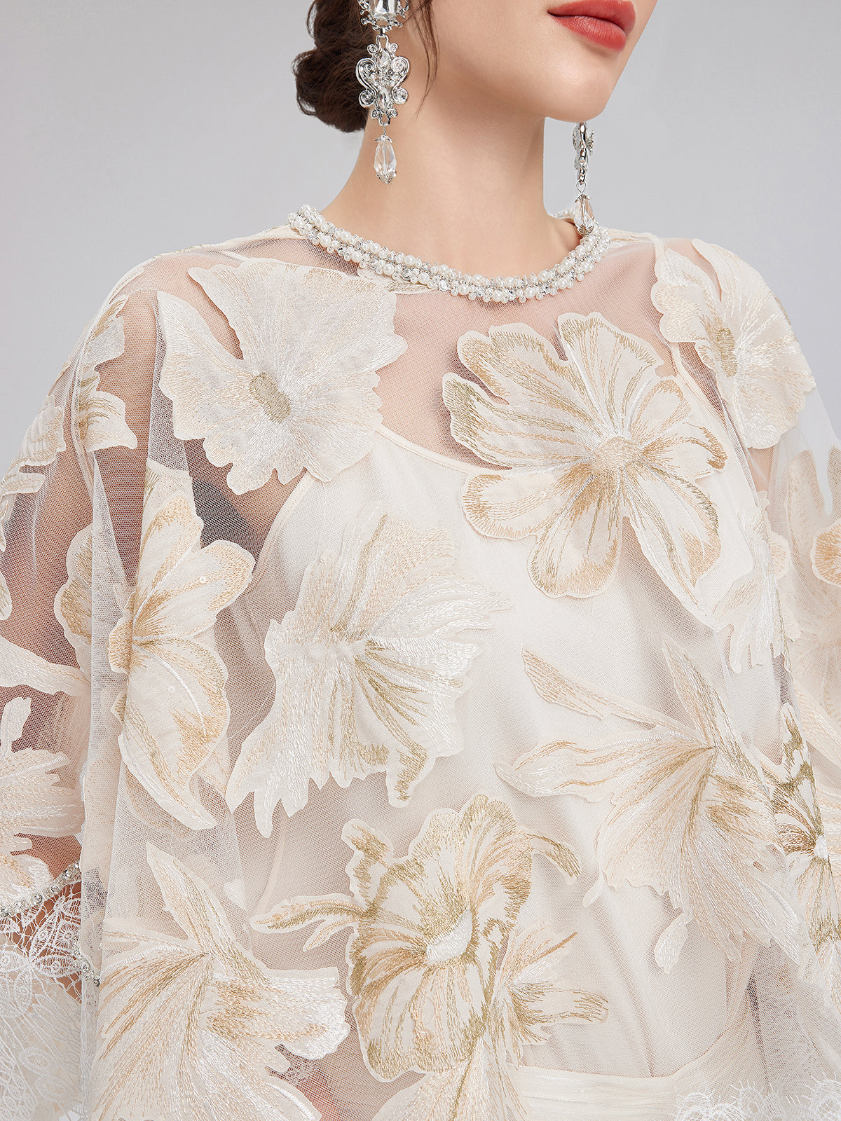 Limited Edition Floral Embroidered Top