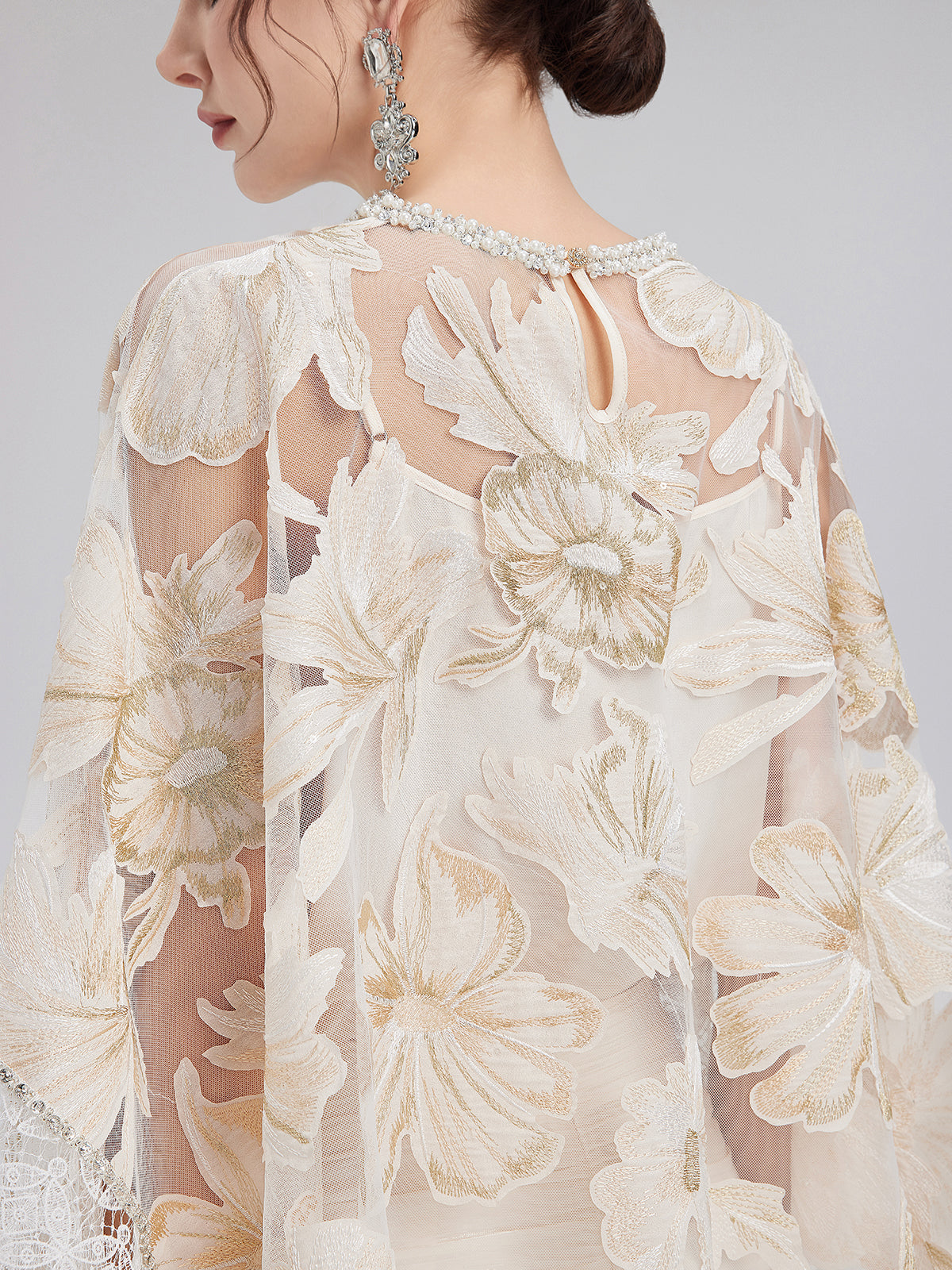 Limited Edition Floral Embroidered Top