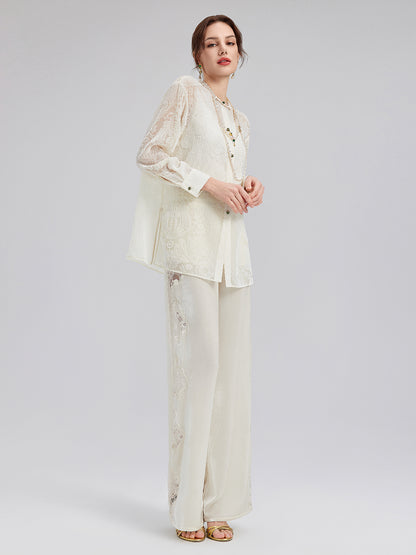 Classic Neo Chinese Style Long Shirt