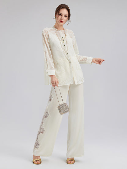 Classic Neo Chinese Style Long Shirt