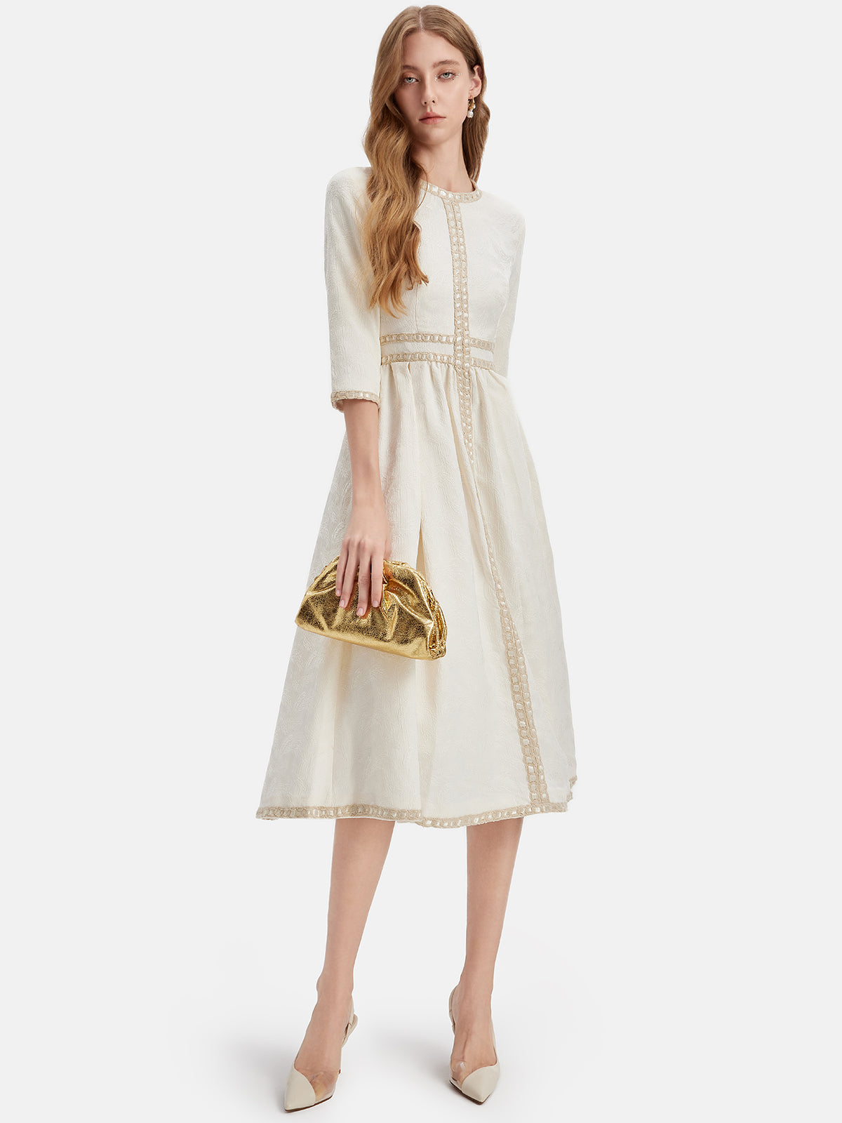 Palatial Luxe A-Line Dress