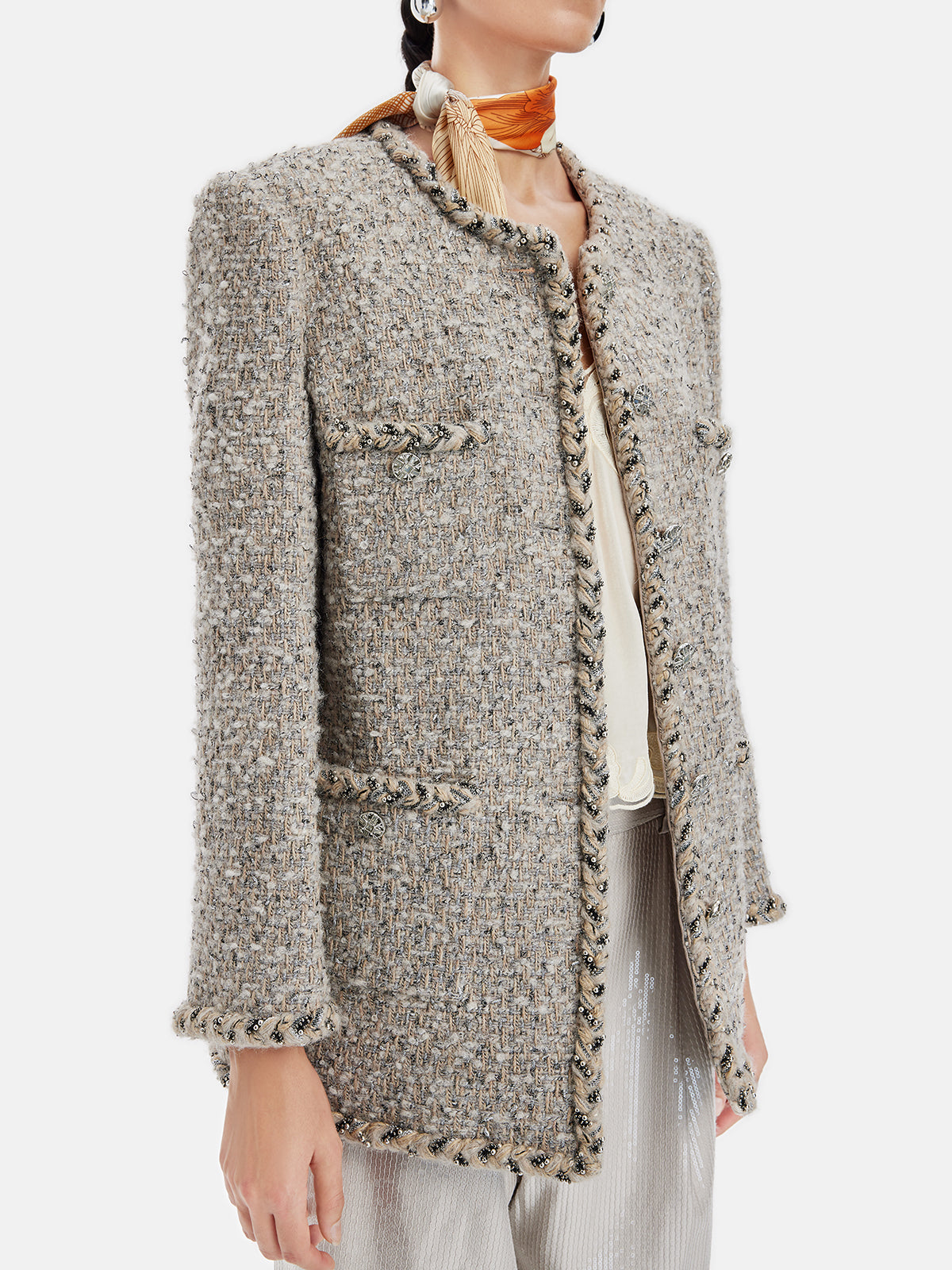 Chic French Tweed Jacket